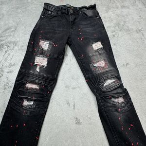 Switch Remarkable Jeans Women's Black‎ Size 16 Distressed